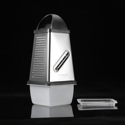 

Greensen 4 Sided Box Grater Stainless Steel Cheese Grater Shredder Slicer for Vegetable