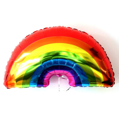 

FUNNYBUNNY Rainbow Helium Foil Balloon Baby Shower Kids Birthday Party-Home-Decor
