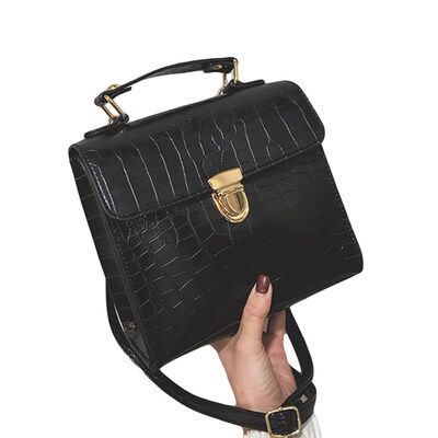 

Casual Women Solid Color Buckles Square Shoulder Bag Handbag Crossbody Pouch