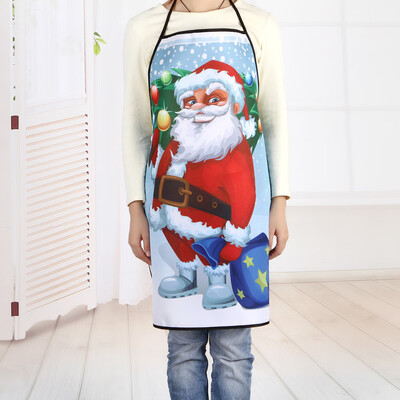 

Gobestart Christmas Decoration Waterproof Apron Christmas Dinner Party Apron