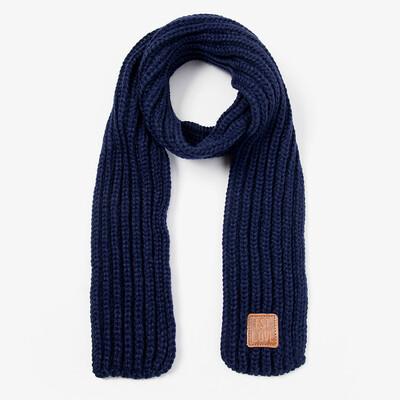 

Korean version of knitted childrens small scarf autumn&winter solid color childrens skin mark wool baby parent-child labeling warm scarf