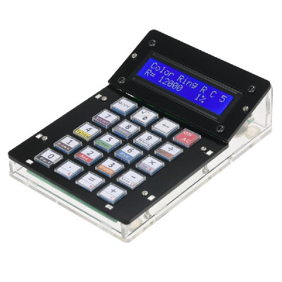 

DIY Calculator Counter Kit with Acrylic Case LCD Display Multi-purpose Electronic Calculator Counter Electronics Computing