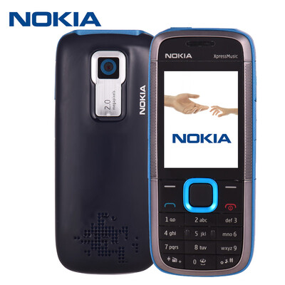 

Nokia 5130 XpressMusic Mini Feature Phone 2G GSM Quad Band 2inch LCD Backlight Loudspeaker Volume Voice Music Play Phonebook Call