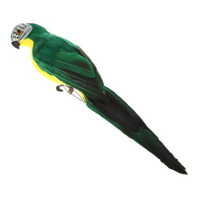 

Creative Foam Feather Artificial Parrots Imitation Bird Model Garden Decor