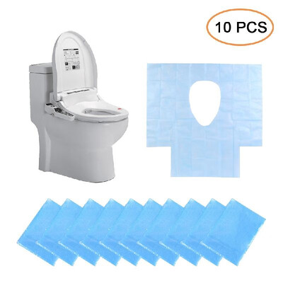 

30 PCS Disposable Toilet Seat Cover Waterproof Anti-slip Anti-bacterial Disposable Toilet Cushion Toiletery Mat Travel Camping Bat