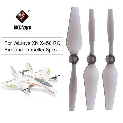 

WLtoys XK X450 RC Airplane Aircraft Helicopter Fixed Wing Propeller 3pcs