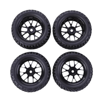 

4pcs Durable Rubber Tires for HSP Redcat Traxxas 110 Off-Road Vehicles