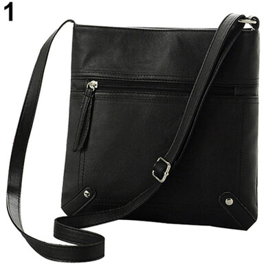 

Women\s Casual Simple Faux Leather Handbag Satchel Cross Body Bag Messgaer Bag