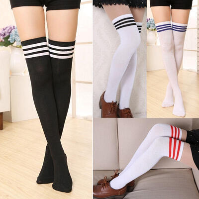 

Over The Knee Thigh High Cotton Socks Stockings Leggings Women Ladies Girls GL