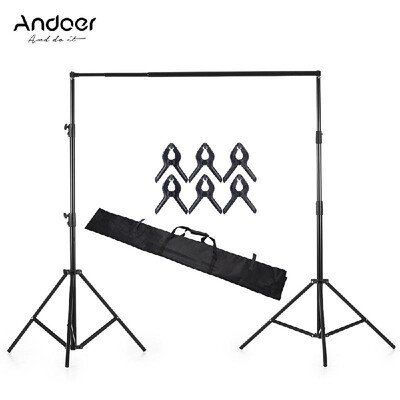 

Andoer 280 300cm118 110inches Aluminium Alloy Adjustable Photography Studio Background Backdrop Stand Support System Kit Heav