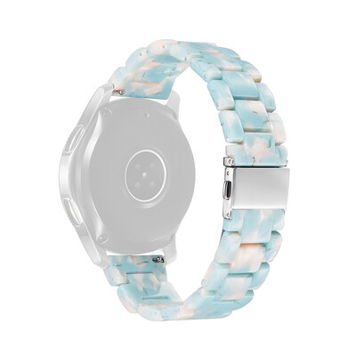 

〖Follure〗Luxury Crystal Resin Agate Beads Watch Band Strap For Samsung Galaxy watch 46mm