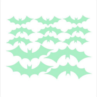 

Halloween Glowing Luminous Bat Bedroom Wall Stickers