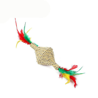 

Funny Cat Toy Interactive Pet Kitten Feather Cat Toys Catnip Scratcher Playing Throw Toys For Cats Kitten Pet Products