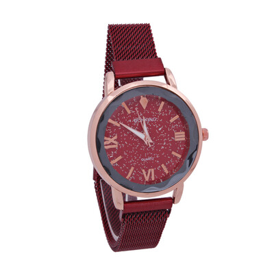 

Summer fashion new magnet magnet strap starry sky watch student simple quartz watch