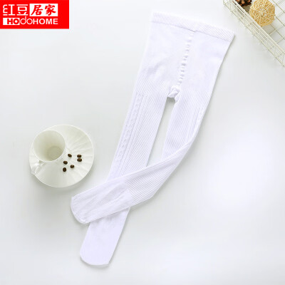 

Red bean home 2019 autumn new childrens pantyhose girls students wearing jacquard stockings spring&autumn dance socks 800 white 120cm-140cm