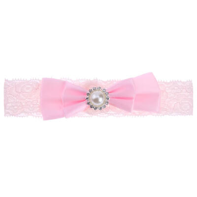 

Korean Baby Fashion Kids Girls Photography Lace Bowknot Headband Hair Band