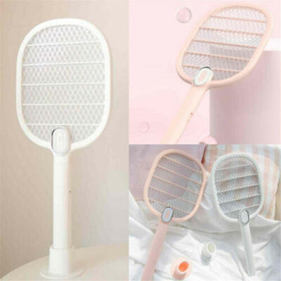 

LED Bug Zapper Racket Electric Mosquito Fly Swatter Killer Insects Bat Handheld