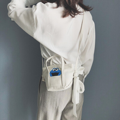 

Tailored Woman Canvas bag tide wild cloth bag casual shoulder canvas handbag