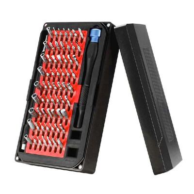 

Mechanic Screwdriver Set 76PCS Partial Repair Set Torx Safety Pentalobe JIS Tri-point for Tablet PC Camera