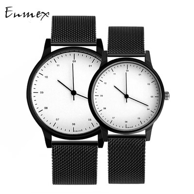 

The Tanabata Gift Translation Enmex European&American Fashion Watch Simple Aesthetics Simple ins Wind Couple Table Pair