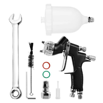

Professional TTS Gravitation HVLP Airbrush Air Brush Sprayer Spray Machine Set DIY Hand Manual Spraying Painting Tool with Vessel