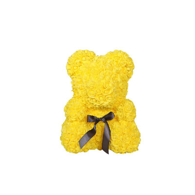 

Valentine Day Birthday Gift Artificial Roses Bear Home Wedding Party Decoration