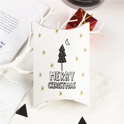 

FUNNYBUNNY Merry Christmas Candy Gift Boxes Tree Guests Packaging Boxes Gift Bag Christmas Party Favors Kids Gift Decor