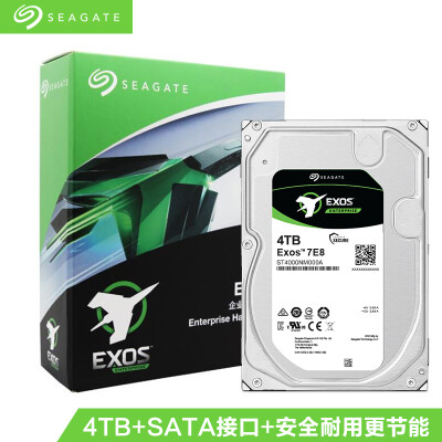 

Seagate 4TB 128MB 7200RPM Enterprise Hard Drive SATA Interface Seagate Galaxy Exos 7E8 Series ST4000NM000A Robust Reliable Saf