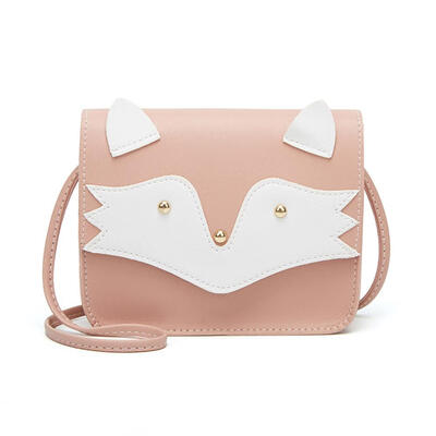 

Women PU Leather Crossbody Bag Cute Cartoon Cat Mini Square Shoulder Bags