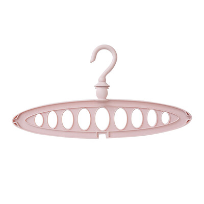 

Gobestart Plastic Clothes Hanger 9 Holes Towel Hook Closet Organizer Plastic Storage Rack