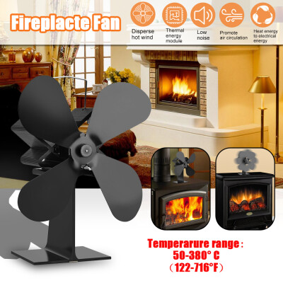 

4 Blades Home Fireplace Fan Efficient Heat Distribution Fans