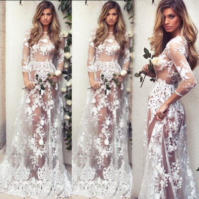 

Summer Sexy Women Boho Lace Maxi Long Evening Party Dress Beach Dress Sundress