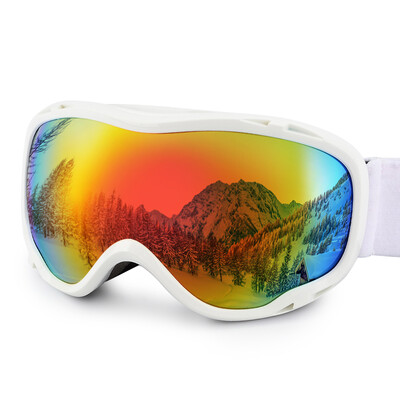 

Snowboard Goggles UV400 Protection Skiing Snowboarding Goggles with Anti Fog Anti-snowblindness for Men Women