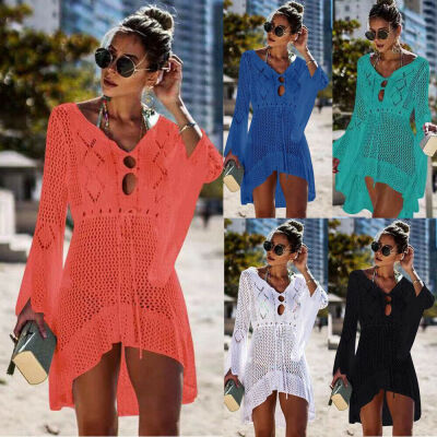 

Sexy Women Summer Beach Dress Swimwear Lace Crochet Bikini Cover Up Bathing Suit