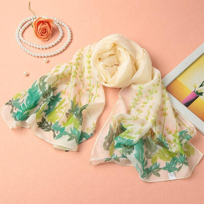 

New Fashion Women Chiffon Scarf Print Long Shawl Pashmina Beach Elegant Thin Scarf