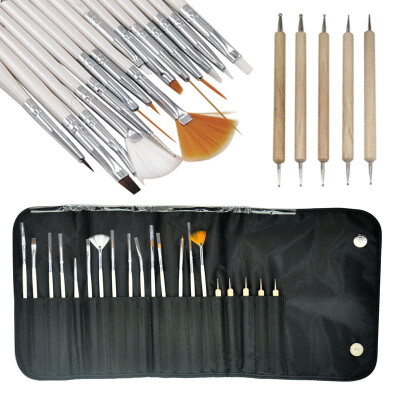 

〖Follure〗Nail Art 20PCS Design Painting Pen Brush Set for Salon Manicure DIY Tool