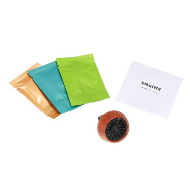 

Car Fragrance Diffuser Air Freshener Vent Clip Wooden Car Aromatherapy Essential Oil Diffuser Air Purifier with 3 Refill Oil Pads
