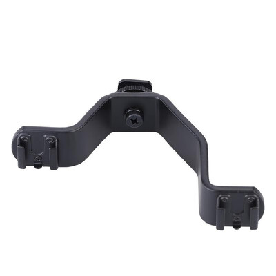 

Dual Hot Shoe V Mount Bracket for Video Lights Microphones or Monitors on Cameras&Camcorders