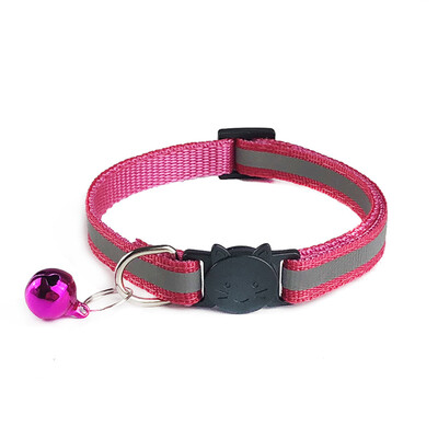 

10pcs Reflective Cat Collars Safety Quick Release with Bell- Adjustable 19-32cm