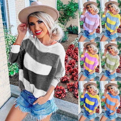 

2019 autumn&winter European&American foreign trade womens sweater ebay sizzling explosions fashion gewen print long-sleev