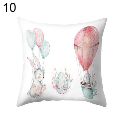 

Rabbit Elephant Square Throw Pillow Case Cushion Protector Cover Bedding Article