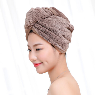 

Microfiber Solid Hair Turban Quickly Dry Hair Hat Womens Girls Ladys Cap Bathing Tool Drying Towel Head Wrap Hat