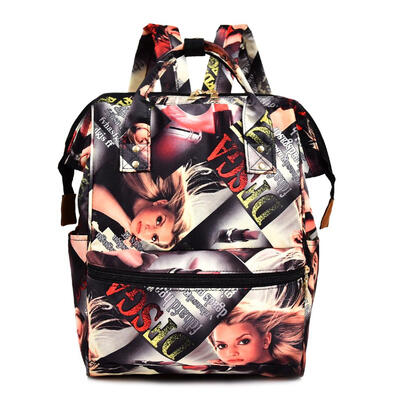 

Printing Travel Backpacks Women Men Knapsack School Bags Large Rucksack