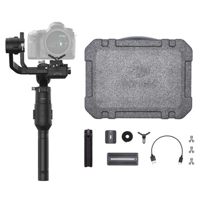 

DJI Ronin- Essentials Kit Handheld 3-Axis Gimbal Stabilizer 36kg79lbs Payload All-in-One Control 12 Hrs Runtime with Tripod fo