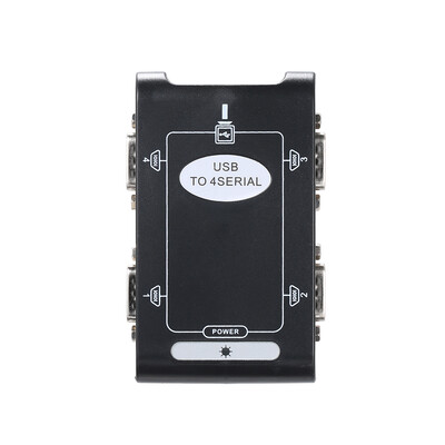 

USB20 to 4-Port RS232 Adapter Serial DB9 COM Converter Card IO Controller for Desktop Laptop POS Printer&Scanner