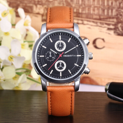 

Watch REBIRTH Li Pofu PC21 high quality movement female watch fashion watch belt watch fake three eyes ladies
