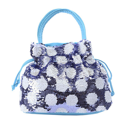 

Fashion Women Sequins Dot Casual Shoulder Bag Handbag Shopping Pouch with Handle