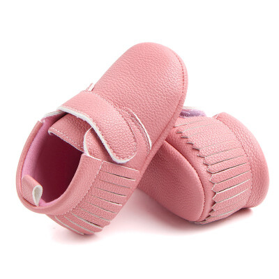 

WEIXINBUY 6 Colors Brand Spring Baby Shoes PU Leather Newborn Boys Girls Shoes Non-Slip First Walkers Baby Moccasins 0-12 Months