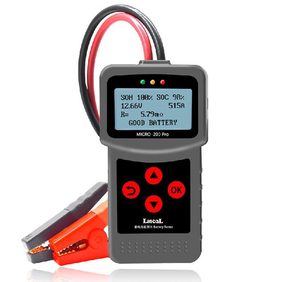 

12V Car Motorcycle Battery Tester SAE CCA JIS Digital Battery Analyzer Micro-200 Pro Truck Motorcycle Automotive Car Diagnostic To