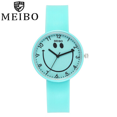 

MEIBO Brand Dropshipping Fashion Silicone Cute SimilePattern Watch Women Girls Casual Quartz Watches Relogio Feminino 533